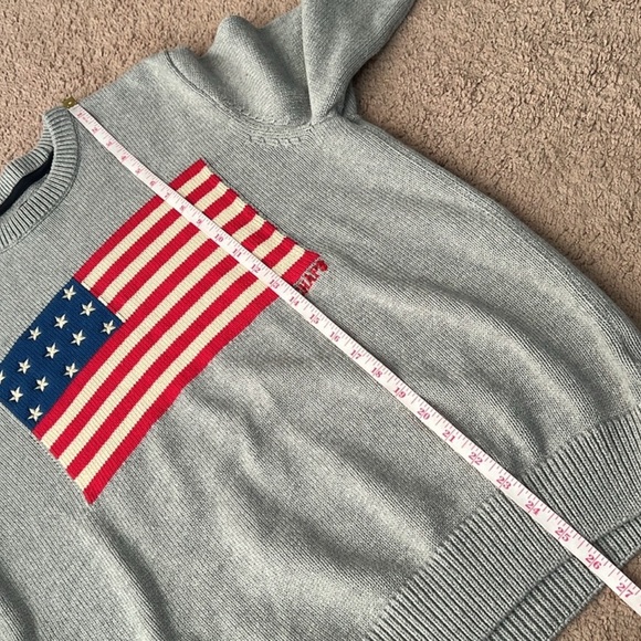 Vintage Ralph Lauren American Flag Sweater - Chaps - Picture 7 of 7